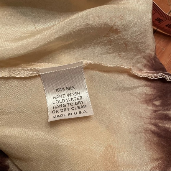 Beautiful People 100% Silk Dip Dyed Camisole or Tank Top - Picture 8 of 10